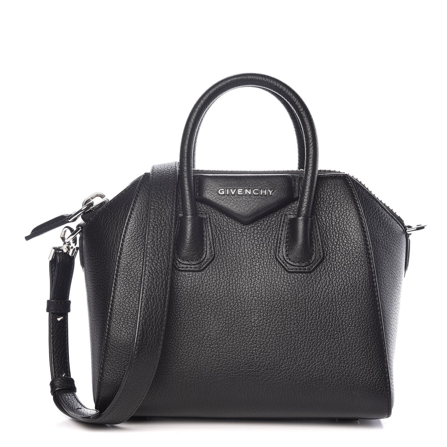 Sugar Goatskin Mini Antigona Black