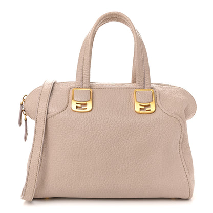 Fendi Pebbled Calfskin Small Chameleon Tote Cipria 1 of 13
