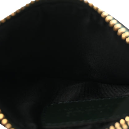 Versace Calfskin Medusa Lanyard Zip Pouch Card Holder Bottle Green 5 of 7