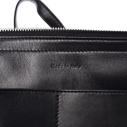 Celine Paperweight Calfskin Medium Tri-Fold Bag Black 6 of 8