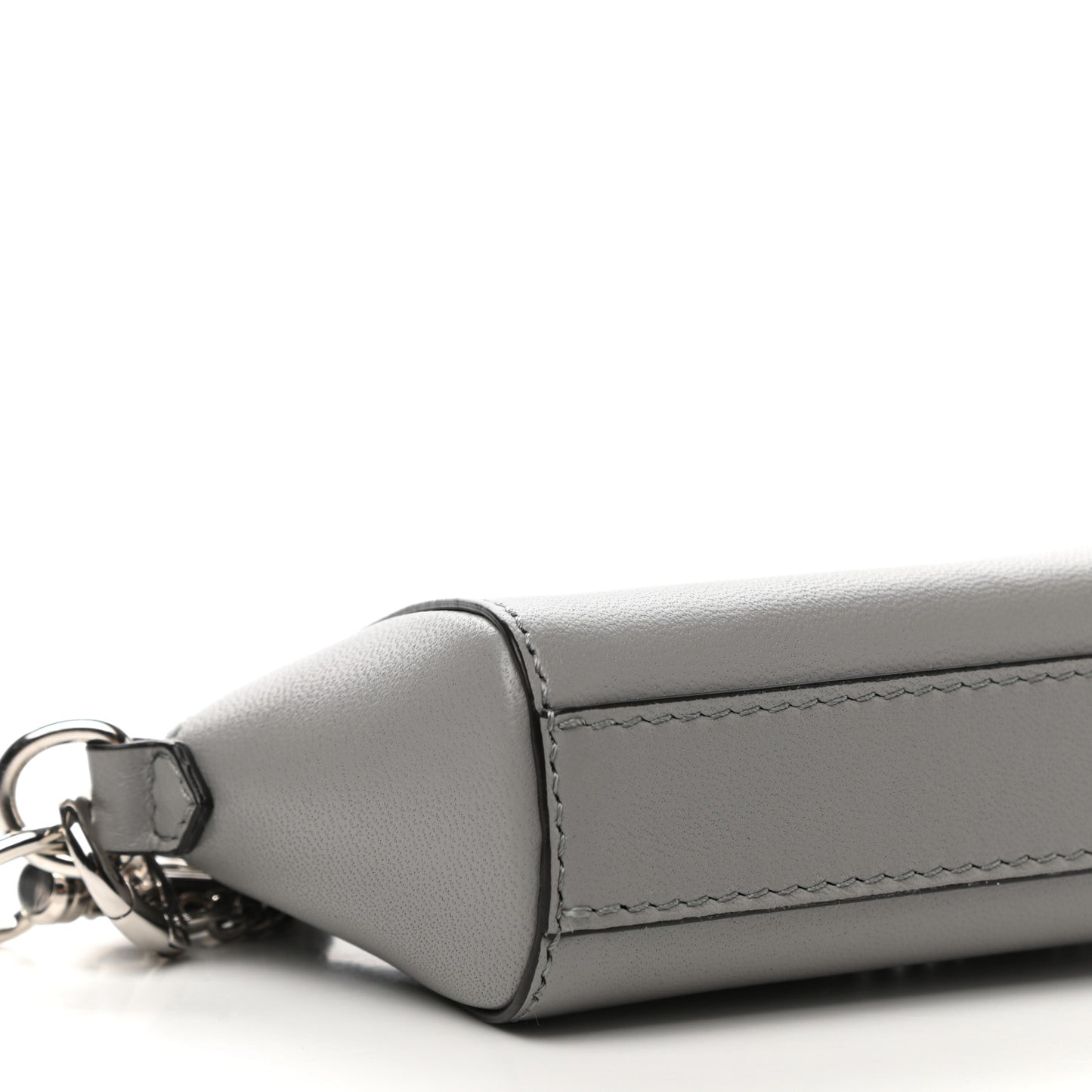 Lambskin Baby Antigona with Chain Grey