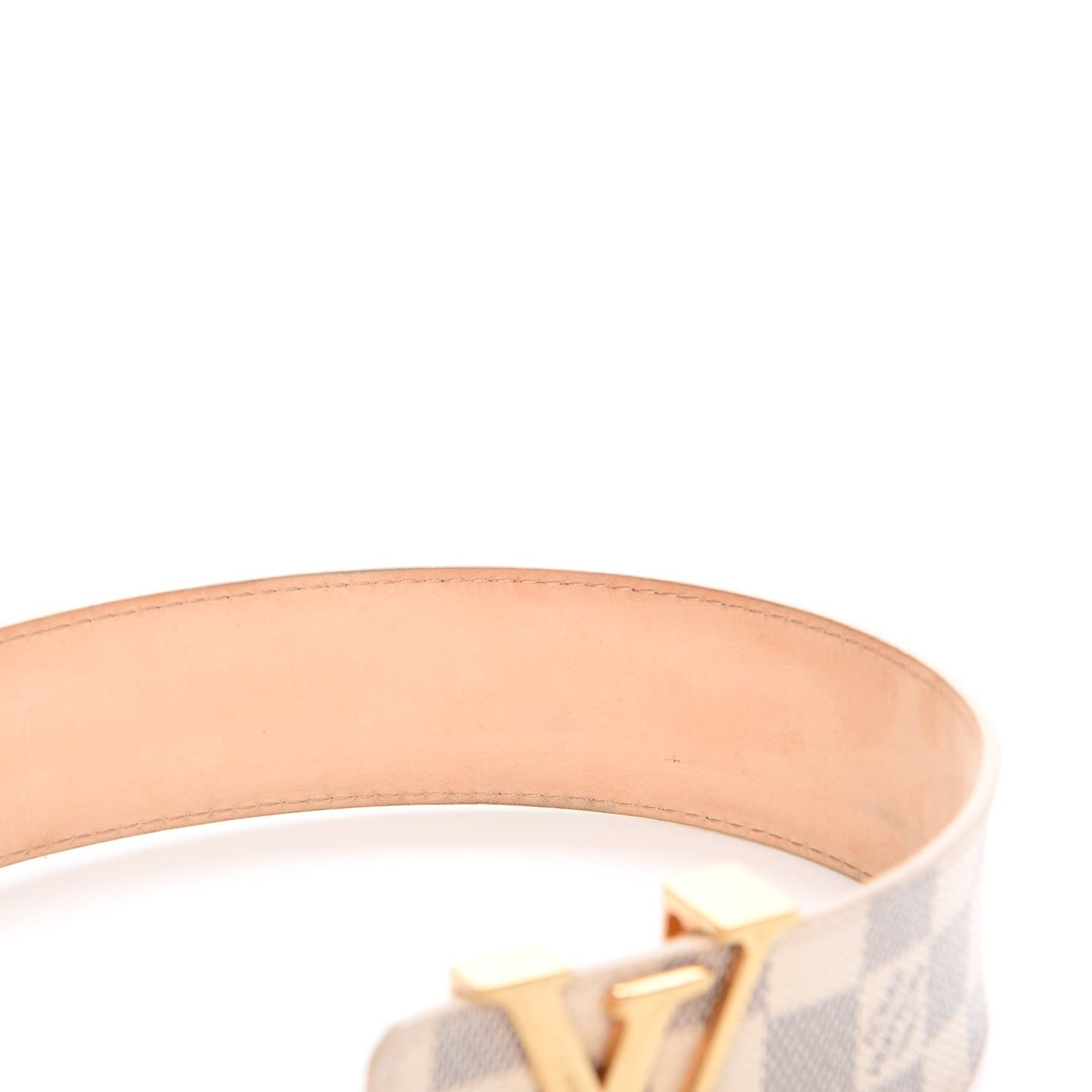 Damier Azur LV Initiales Belt 85 34