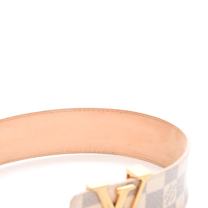 Louis Vuitton Damier Azur LV Initiales Belt 85 34 6 of 11