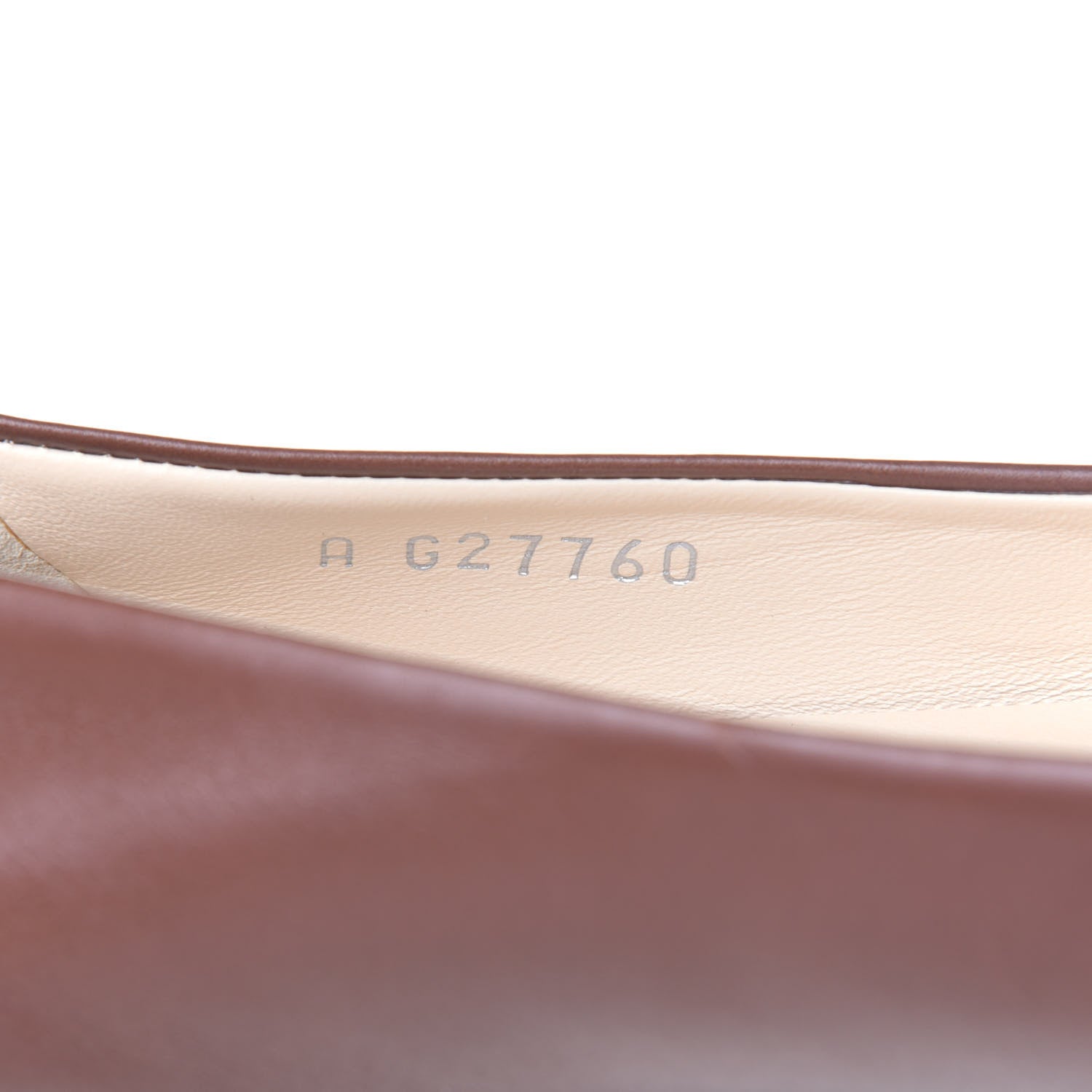 Chanel Lambskin Patent Cap Toe Ballerina Flats 36 Brown 10 of 10