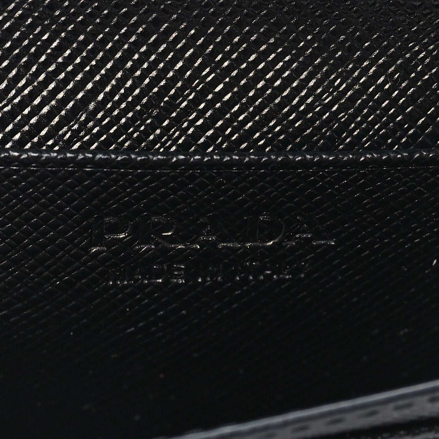 Prada Saffiano Card Holder Black 6 of 6