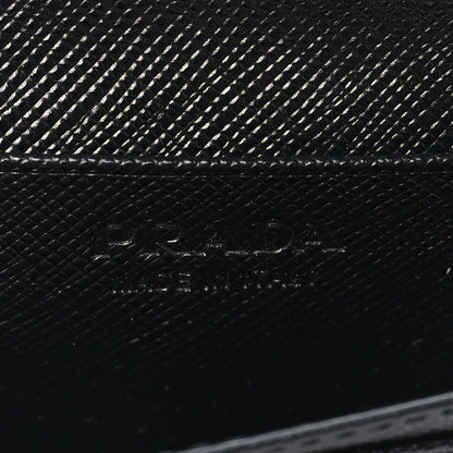 Prada Saffiano Card Holder Black 6 of 6