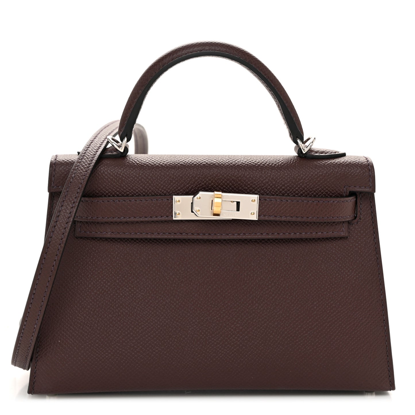 Epsom Mini Kelly Sellier 20 Rouge Sellier