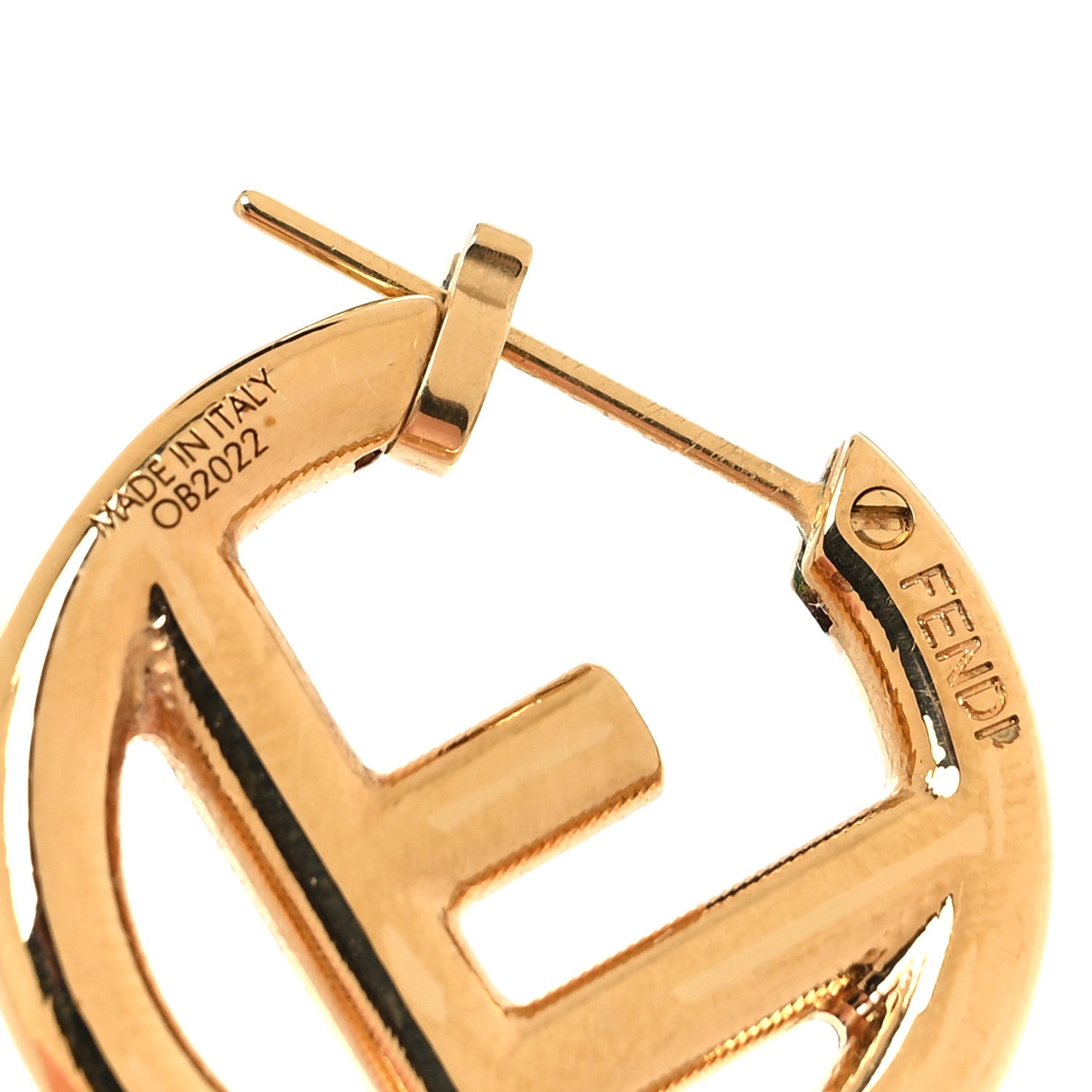 Fendi Metal F is Fendi Hoop Earrings Gold 4 of 5