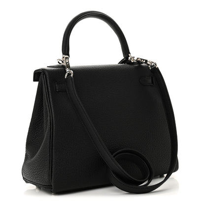 Hermes Togo Kelly Retourne 25 Black 3 of 10
