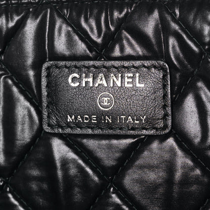Chanel Canvas Medium Deauville Cosmetic Pouch Grey 5 of 11