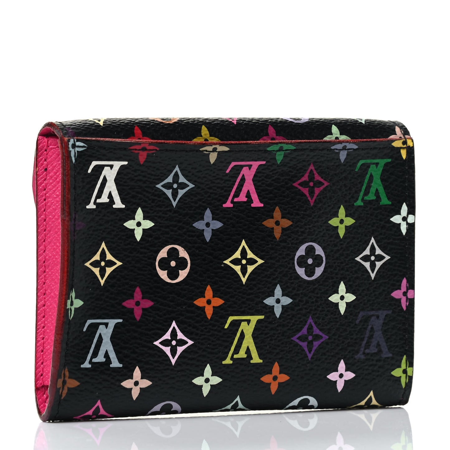Monogram Multicolor Business Card Holder Black Grenade
