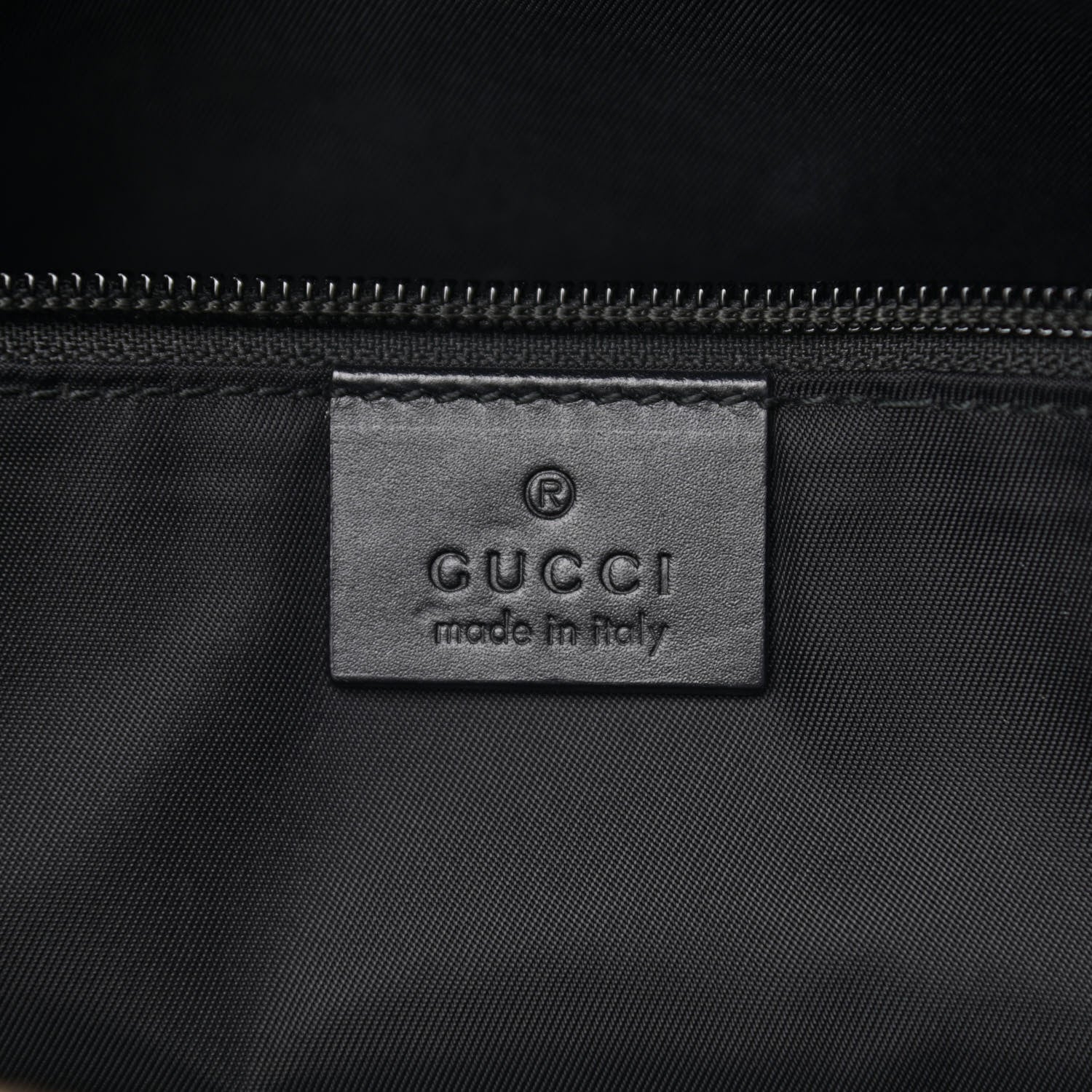Gucci GG Supreme Monogram Web Messenger Bag Black 5 of 9