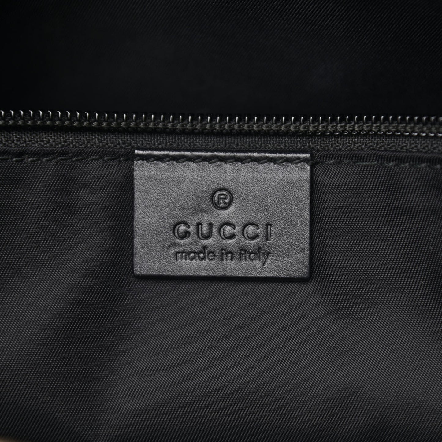 GG Supreme Monogram Web Messenger Bag Black