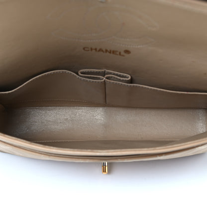 Chanel Lambskin Quilted Medium Double Flap Beige 4 of 4