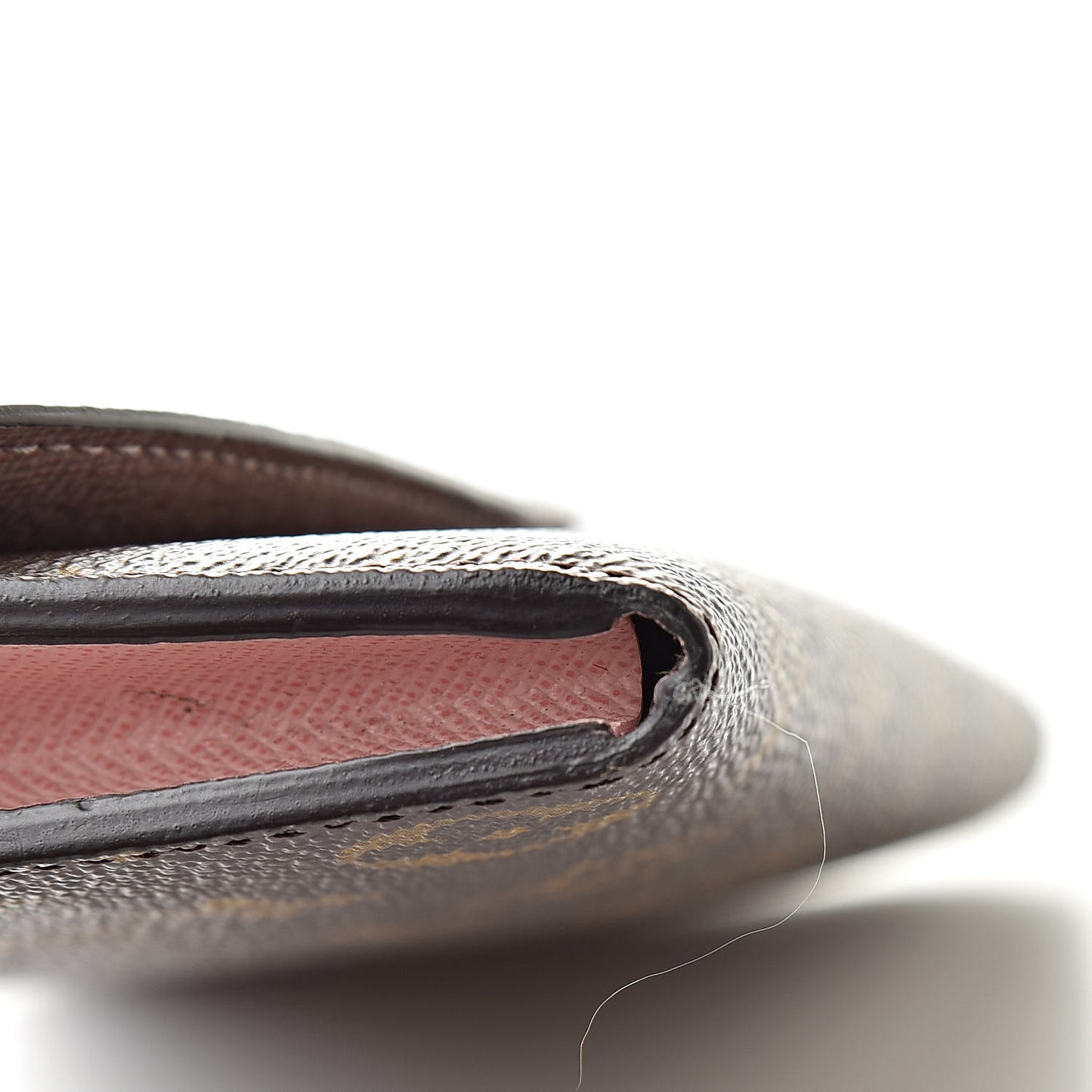 Monogram Emilie Wallet Rose Ballerine