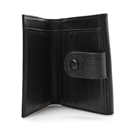 Chanel Caviar Timeless CC Compact French Wallet Black 5 of 7