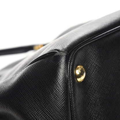 Prada Saffiano Large Galleria Double Zip Tote Black 10 of 13