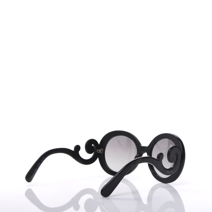 Prada Baroque Sunglasses SPR 27N Black 3 of 7