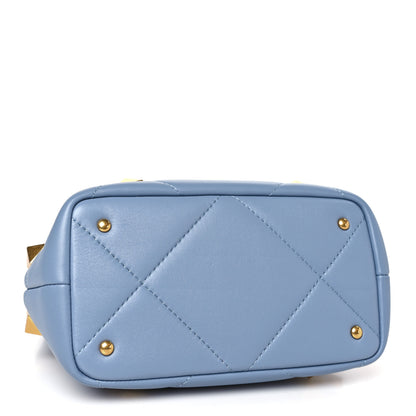 Valentino Garavani Nappa Small Roman Stud The Handle Bag Niagara 4 of 8