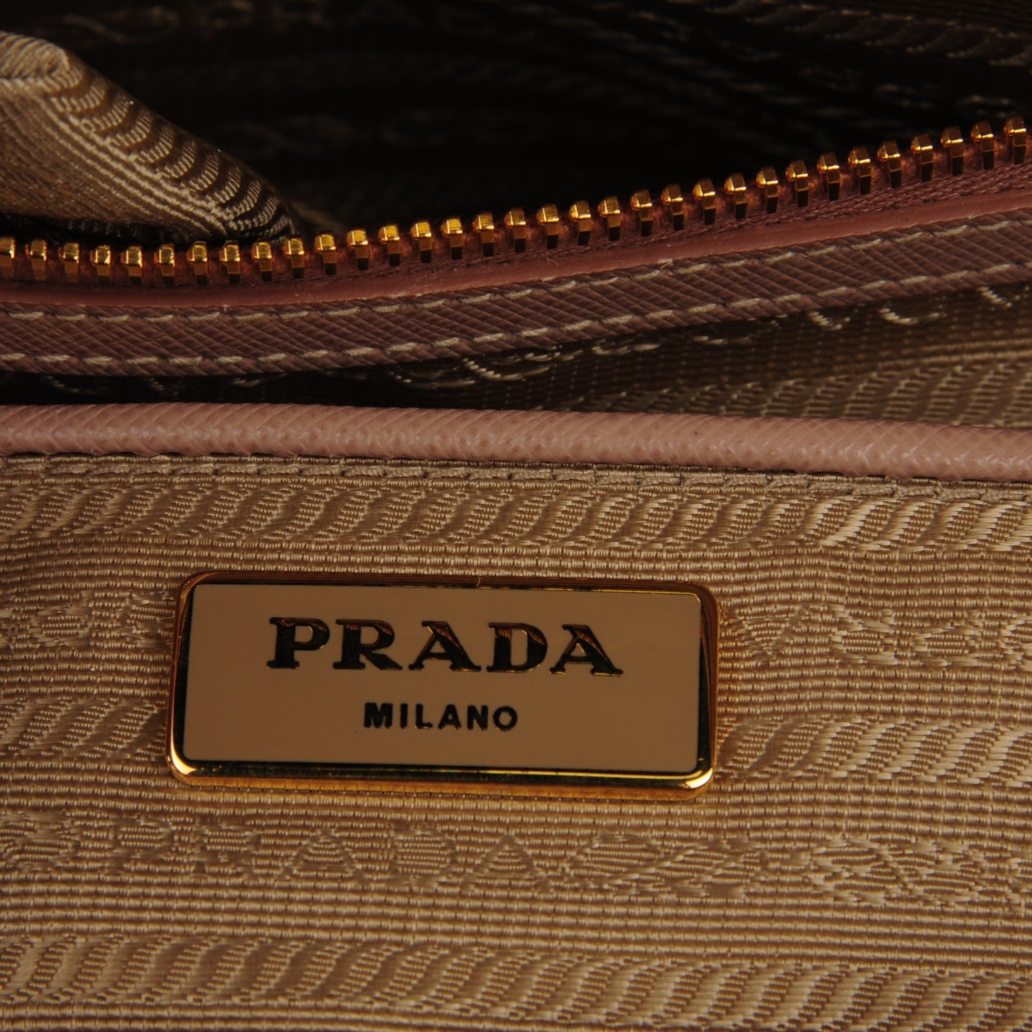 Prada Saffiano Large Galleria Double Zip Tote Cammeo 5 of 9