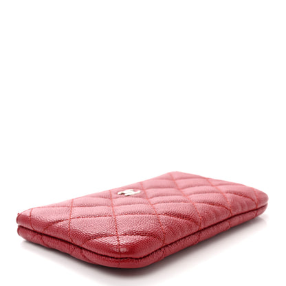 Chanel Caviar Quilted Small Cosmetic Case Red 4 of 8