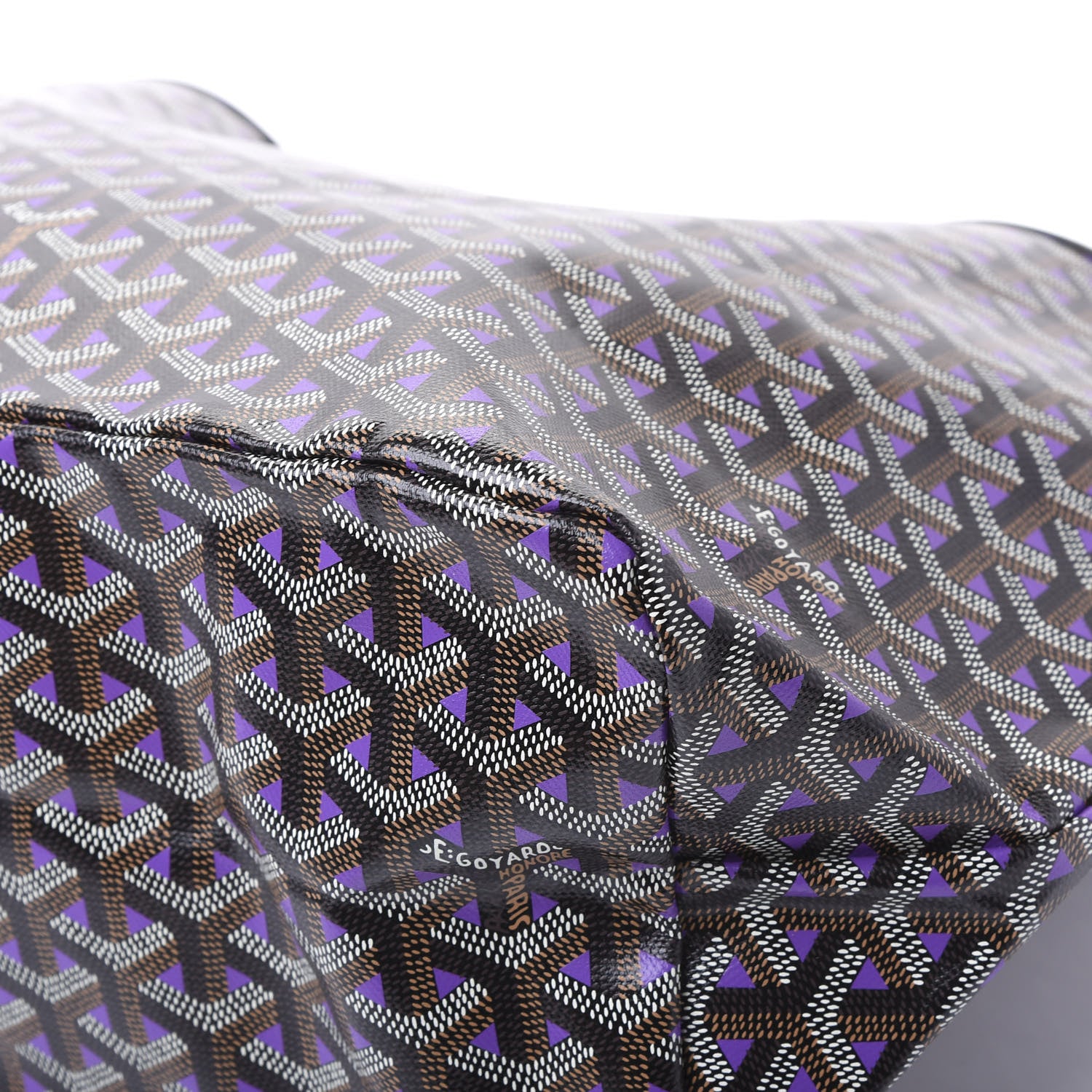 Goyard Goyardine Saint Louis Claire Voie PM Black Violet 6 of 9