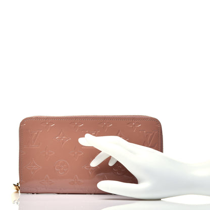 Louis Vuitton Vernis Zippy Wallet Rose Velours 2 of 7