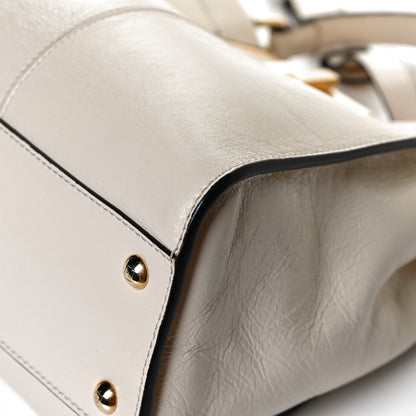 Fendi Agnello Old Shine Medium Peekaboo Iconic Satchel Camelia 22 of 31