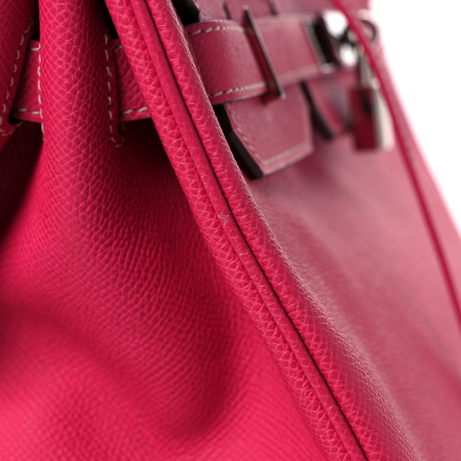 Hermes Epsom Candy Birkin 35 Rose Tyrien Rubis 46 of 51