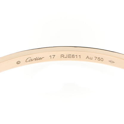 Cartier 18K Yellow Gold Small LOVE Bracelet 17 4 of 5