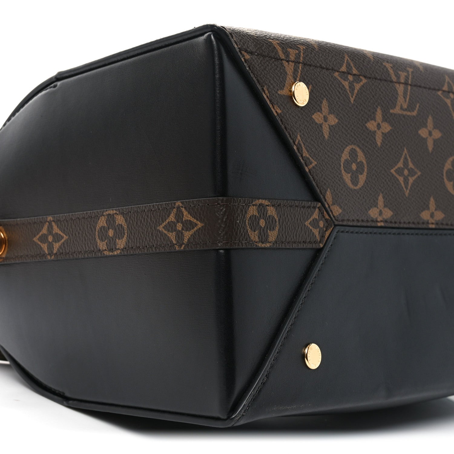 Louis Vuitton Calfskin Monogram Speedy Doctor 25 Black 8 of 9