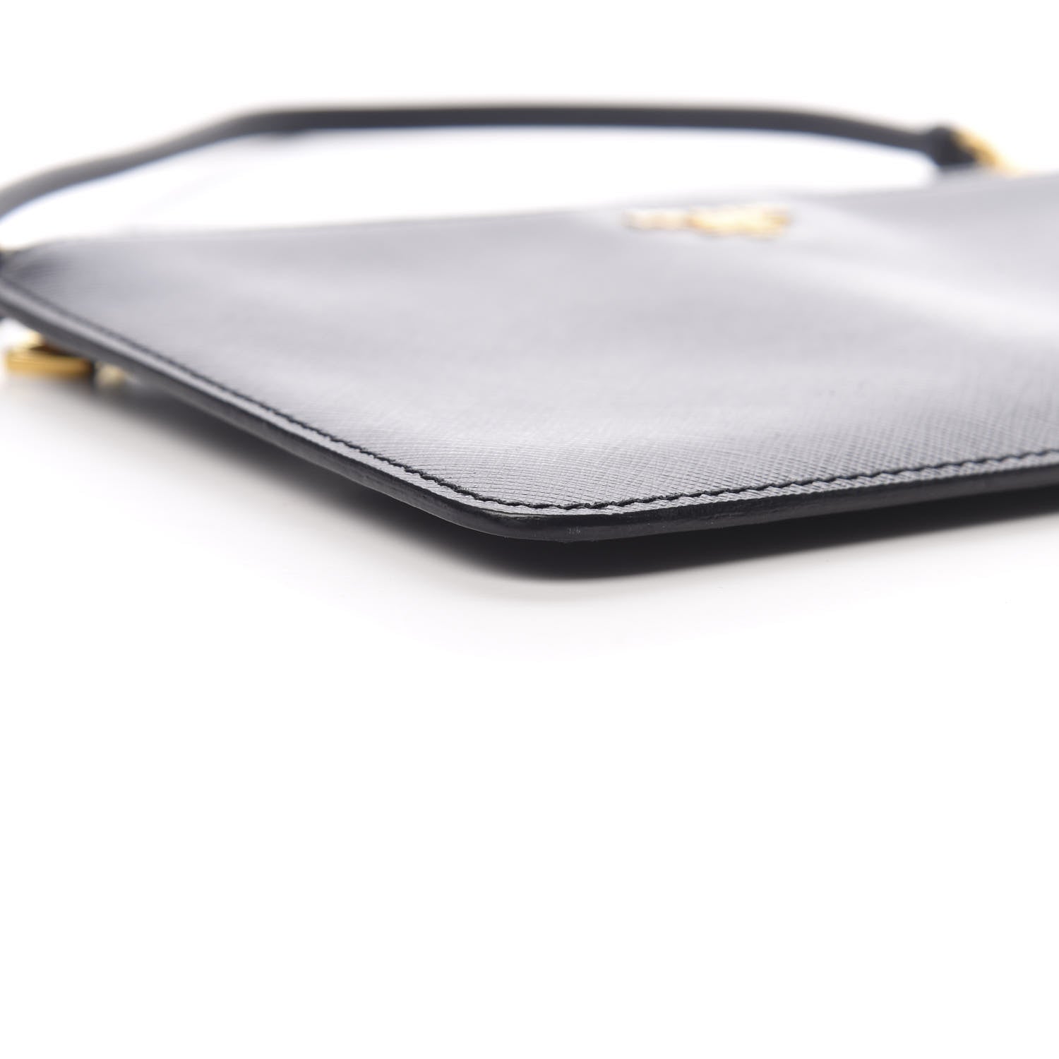 Prada Saffiano Pochette Bag Baltico 9 of 10