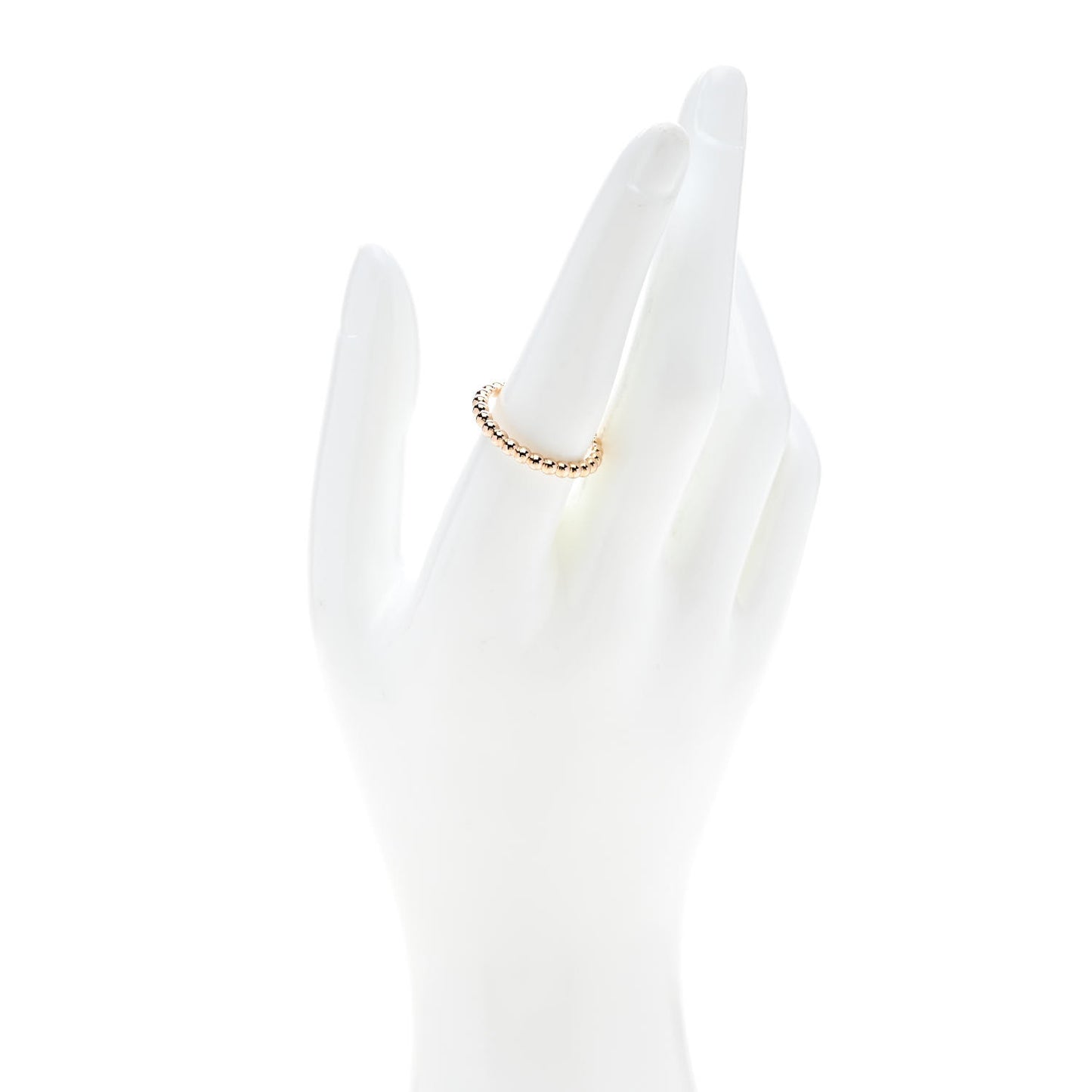 18K Rose Gold Medium Perlee Ring 58 8.25
