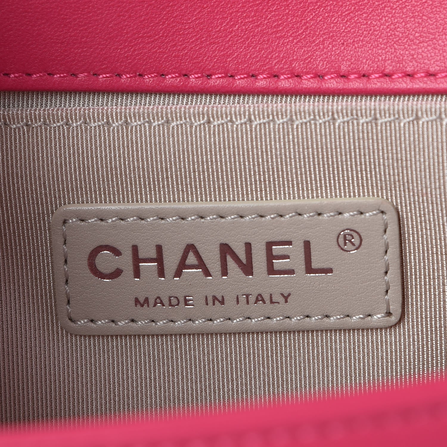 Chanel Lambskin Quilted Medium Boy Flap Fuchsia 7 of 10