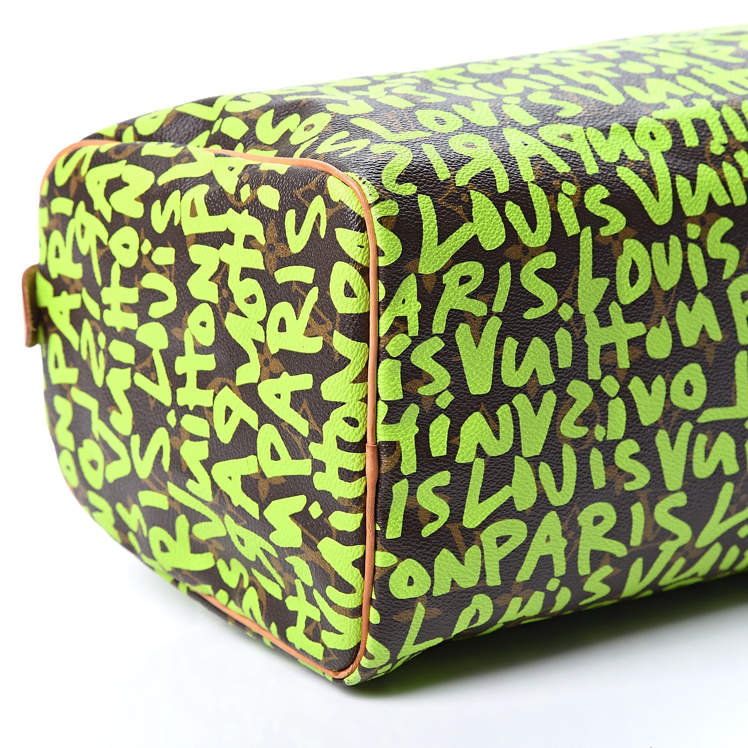 Louis Vuitton Monogram Graffiti Speedy 30 Green 6 of 7