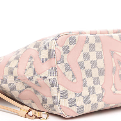 Louis Vuitton Damier Azur Tahitienne Neverfull MM 8 of 11