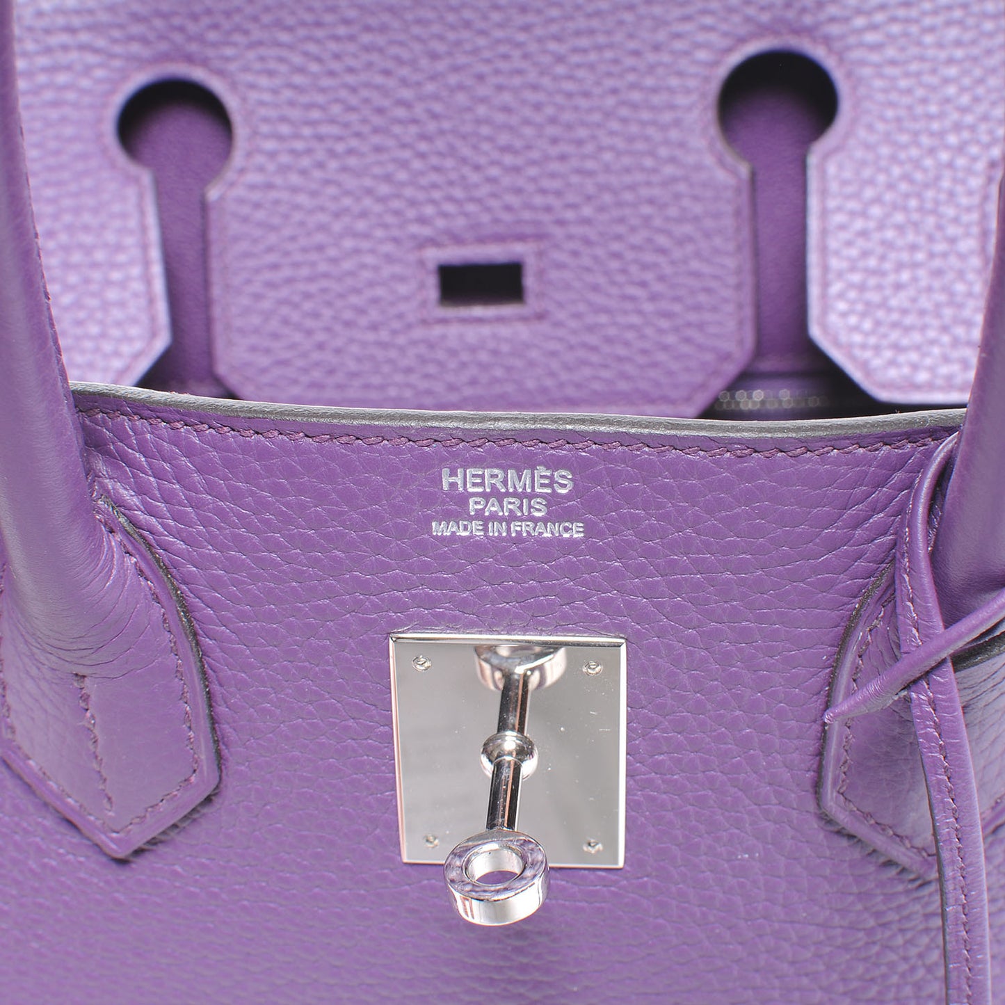 Taurillon Clemence Birkin 30 Ultraviolet
