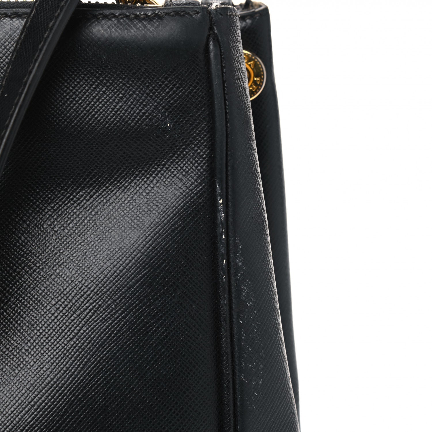 Prada Saffiano Medium Galleria Double Zip Tote Black 14 of 20