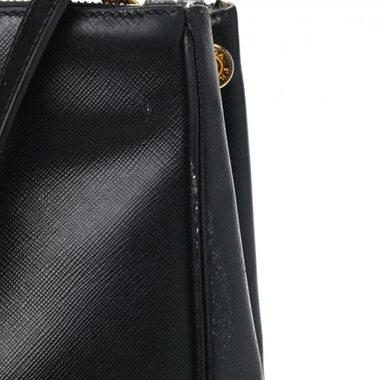 Prada Saffiano Medium Galleria Double Zip Tote Black 14 of 20