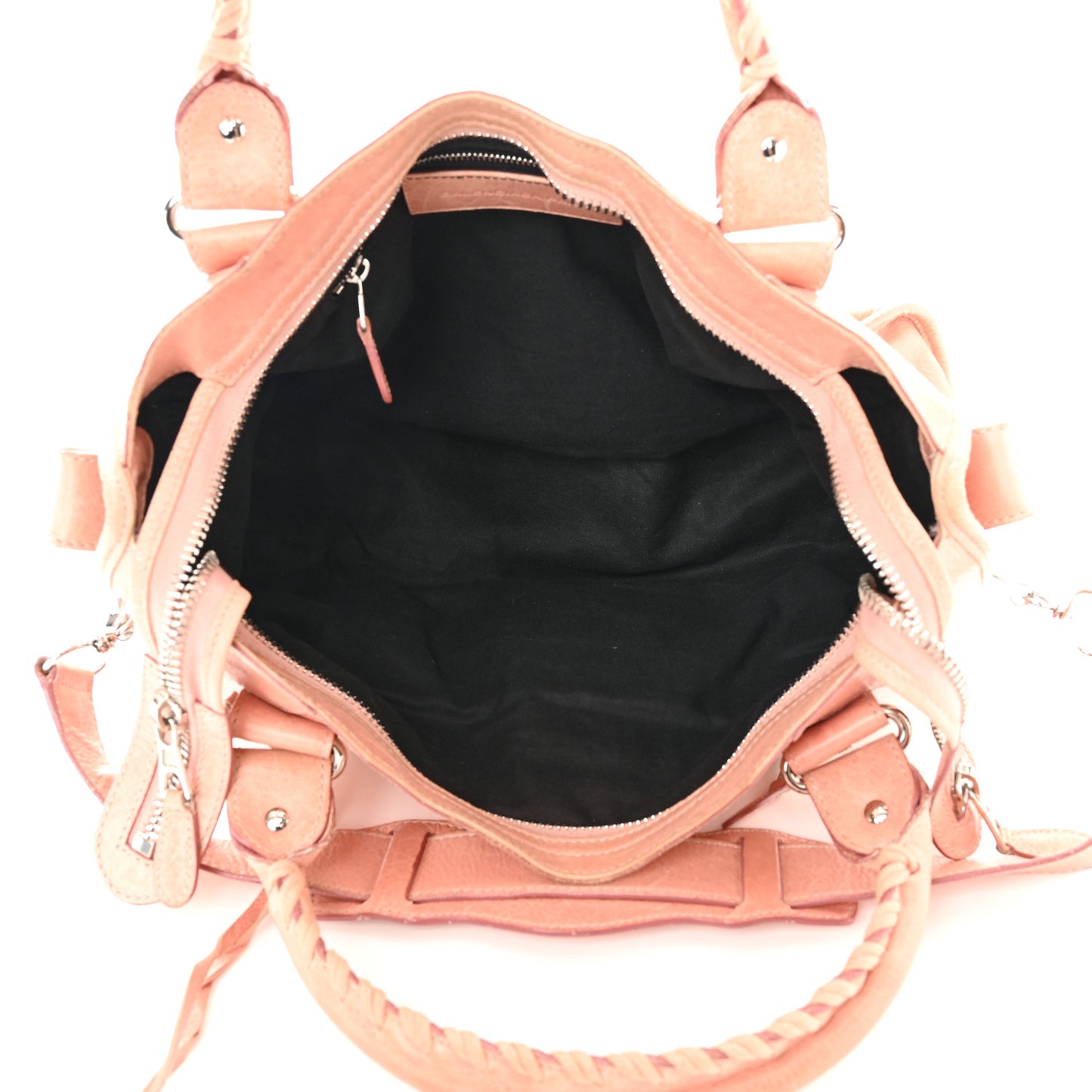 Agneau Giant 21 Silver Hardware City Vieux Rose