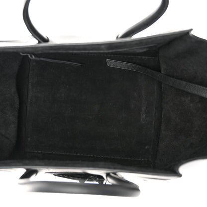 Celine Grained Calfskin Medium Phantom Luggage Black 5 of 13