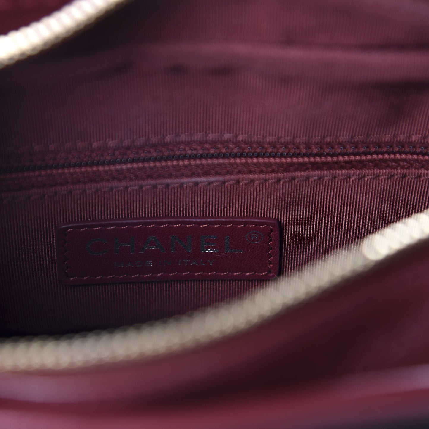 Knit Calfskin Small Gabrielle Hobo Red