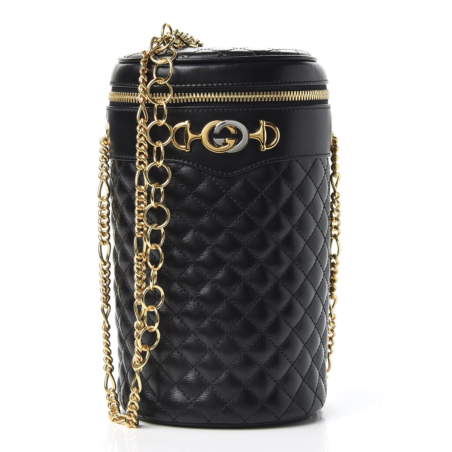Gucci Calfskin Trapuntata Zumi Belt Bag Black 1 of 10