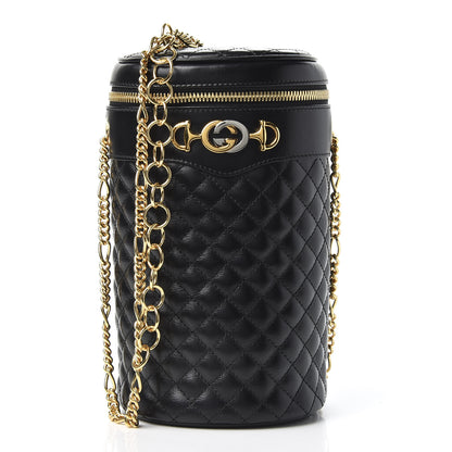 Gucci Calfskin Trapuntata Zumi Belt Bag Black 1 of 10