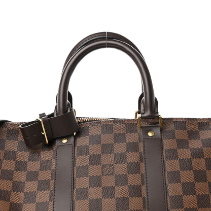 Louis Vuitton Damier Ebene Keepall Bandouliere 45 7 of 23