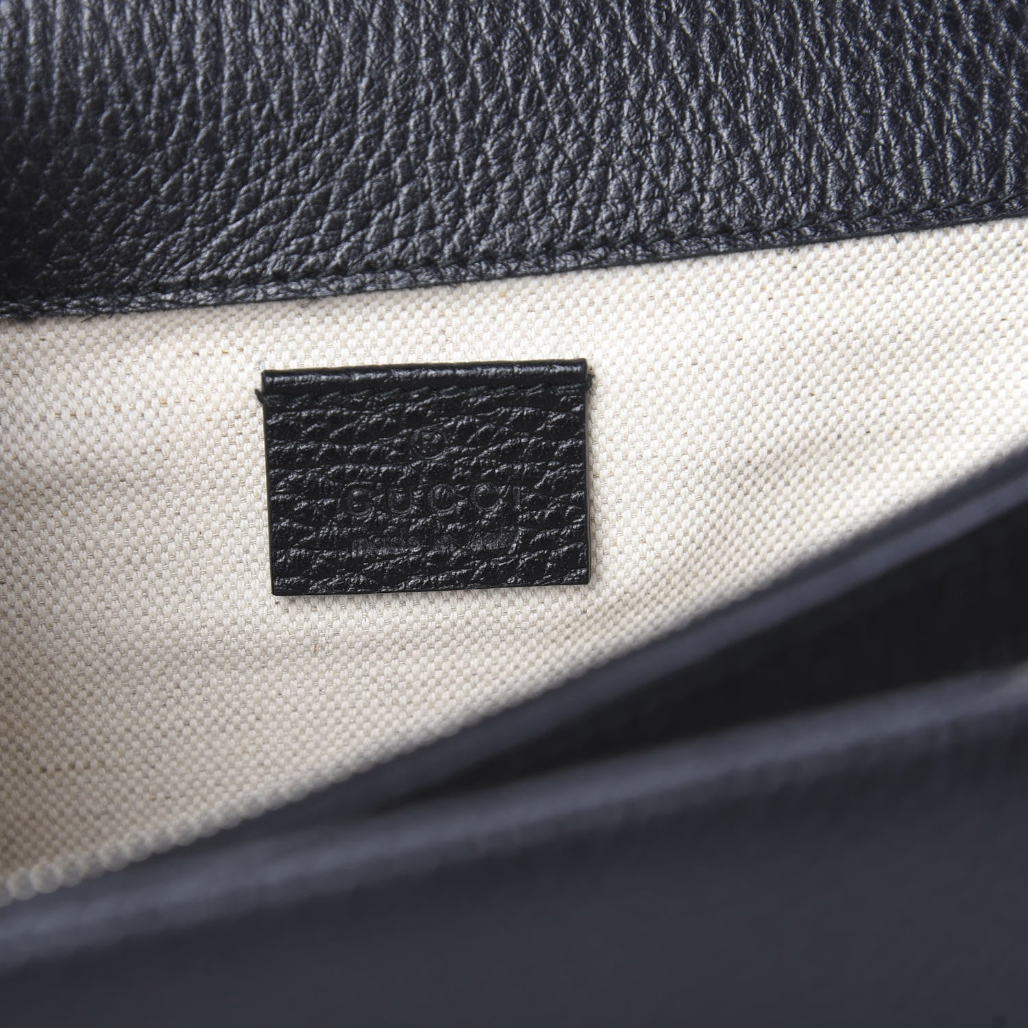 Gucci Pebbled Calfskin Small Dionysus Shoulder Bag Black 5 of 9