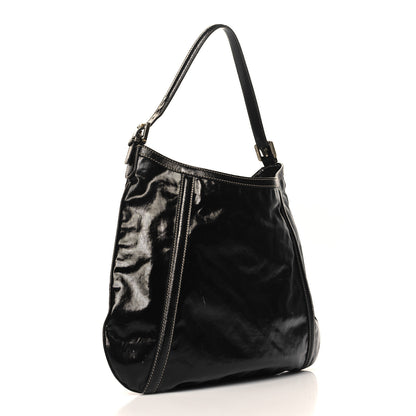 Gucci Dialux Medium Britt Shoulder Bag Black 3 of 14