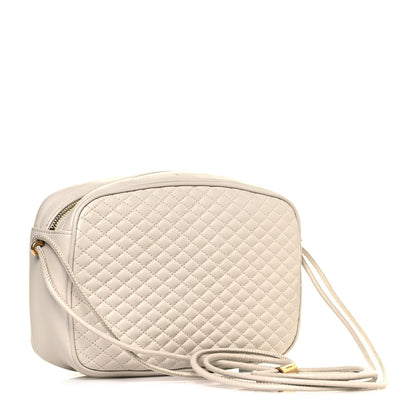 Saint Laurent Lambskin Quilted Victoire Camera Bag Blanc Vintage 4 of 15