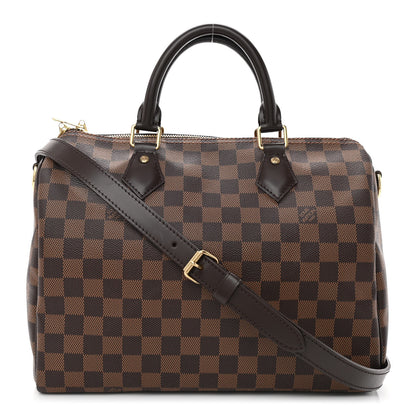 Louis Vuitton Damier Ebene Speedy Bandouliere 30 1 of 9