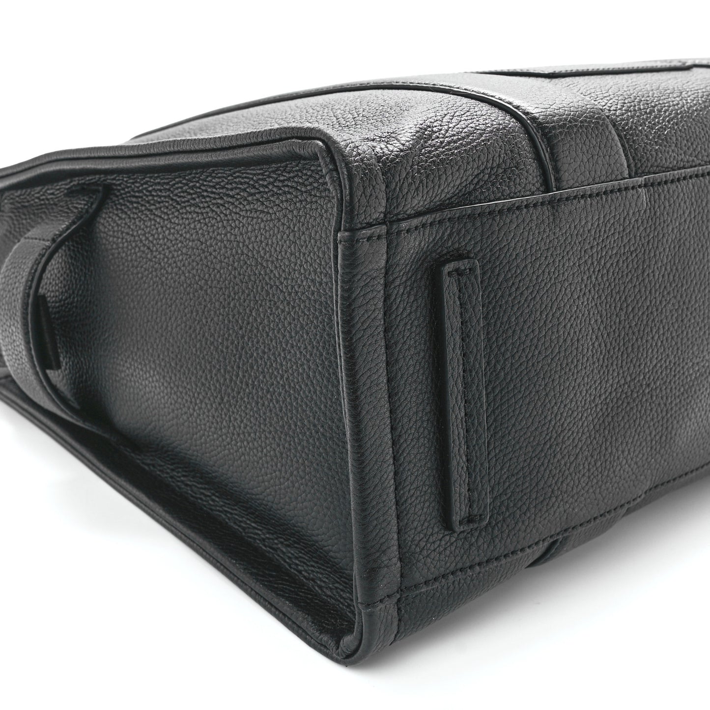 Grained Calfskin Large The Tote Bag Black